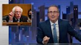 John Oliver Scolds Bernie Sanders for Stopping Senate Fight, Though It Was ‘Nice to Hear You Call for a Ceasefire’ | Video
