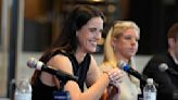 Caitlin Clark looks like a natural as Indiana Fever introduce WNBA's top draft pick