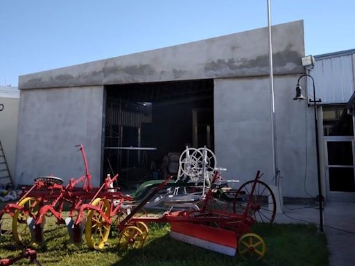 Las obras del nuevo salón del Museo Histórico no se detienen en Humboldt