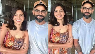 Virat Kohli Keeps Anushka Sharma Close In Viral Pics Amid Rumours Of Relocating To London With Vamika, Akaay