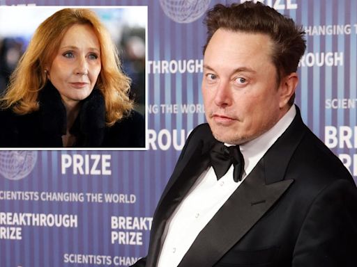 Elon Musk asks J.K. Rowling to move on from posting trans hot takes on X — but ‘heartily agrees’ with author