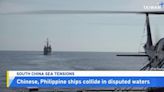 Chinese and Philippine Ships Collide in S. China Sea While U.S. Holds Drills - TaiwanPlus News