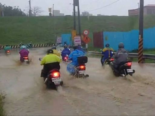 今正好防汛演練！暴雨炸五股 實測防洪設施功能