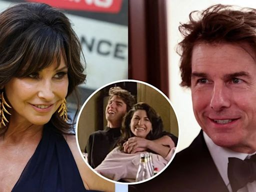 Gina Gershon golpeó por accidente a Tom Cruise durante la grabación de una escena de amor: “Casi le rompo la nariz”