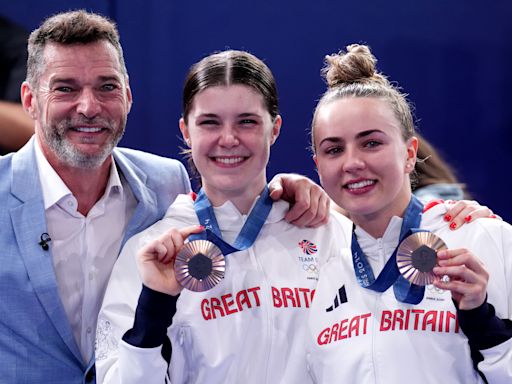 Fred Sirieix ‘bursting with pride’ after daughter’s diving bronze at Olympics
