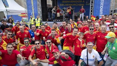 David Bisbal, flamenco y mucha fiesta en la fan zone de España en Gelsenkirchen