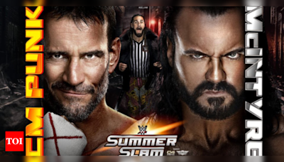 CM Punk vs Drew McIntyre Special Guest Referee match officially announced for WWE SummerSlam | WWE News - Times of India