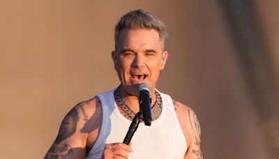 Robbie Williams entertains BST crowd with special guest Danny Dyer