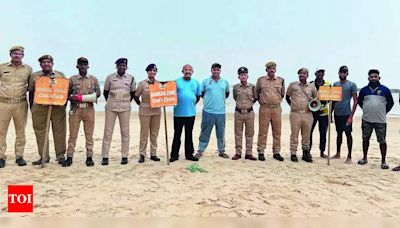Home Guards deployed at beaches to ensure safety of visitors in DK | Mangaluru News - Times of India