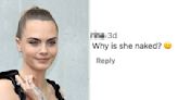 Cara Delevingne Showed Off A Seemingly Misspelled New Tattoo While Topless And The Internet Had Reactions