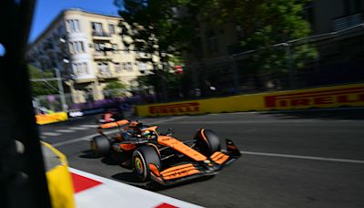 Formula 1: McLaren takes over constructors lead as Oscar Piastri wins in Azerbaijan and Sergio Perez crashes