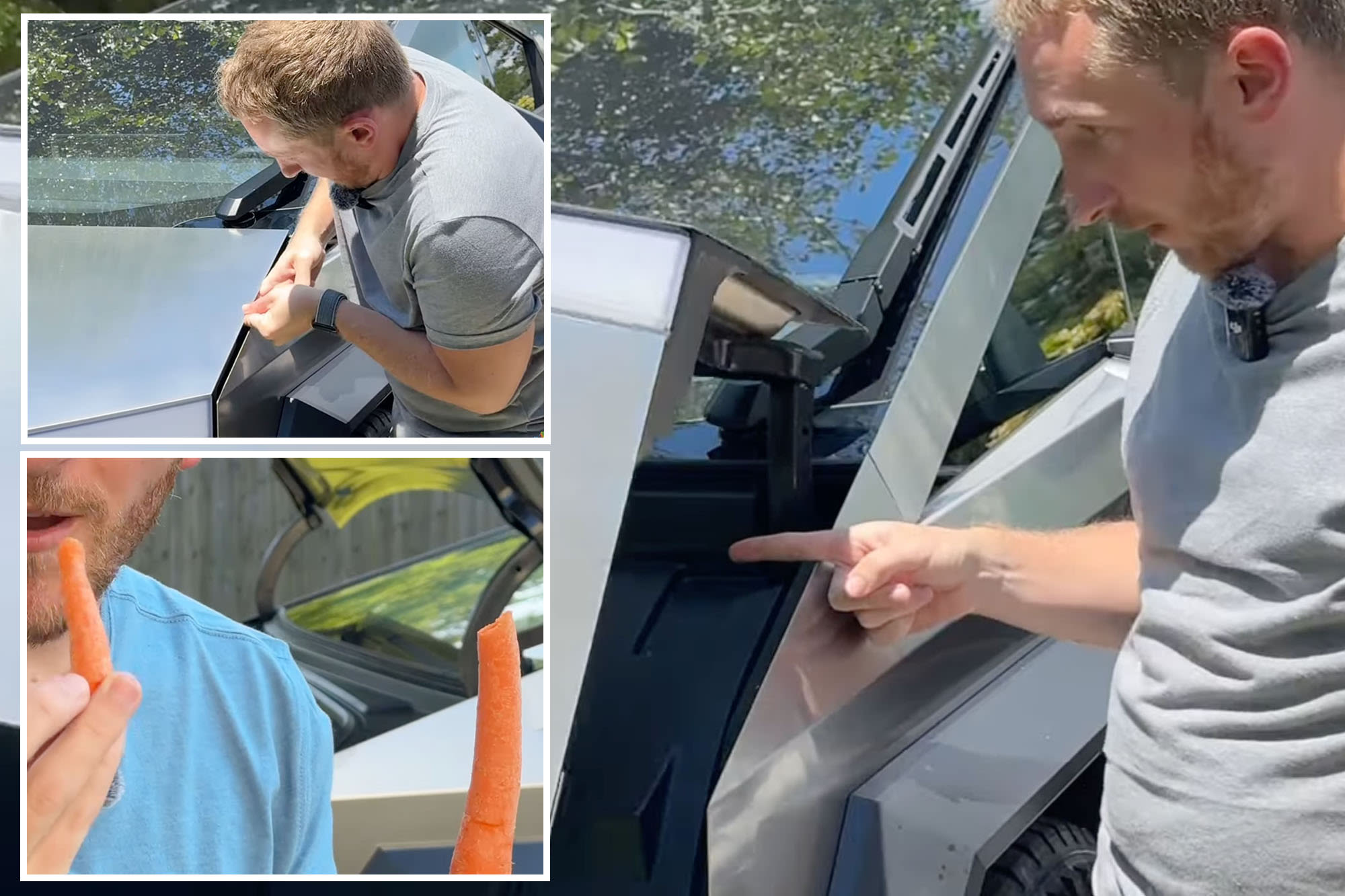 YouTuber uses finger to test Cybertruck trunk sensor — and it doesn’t go well