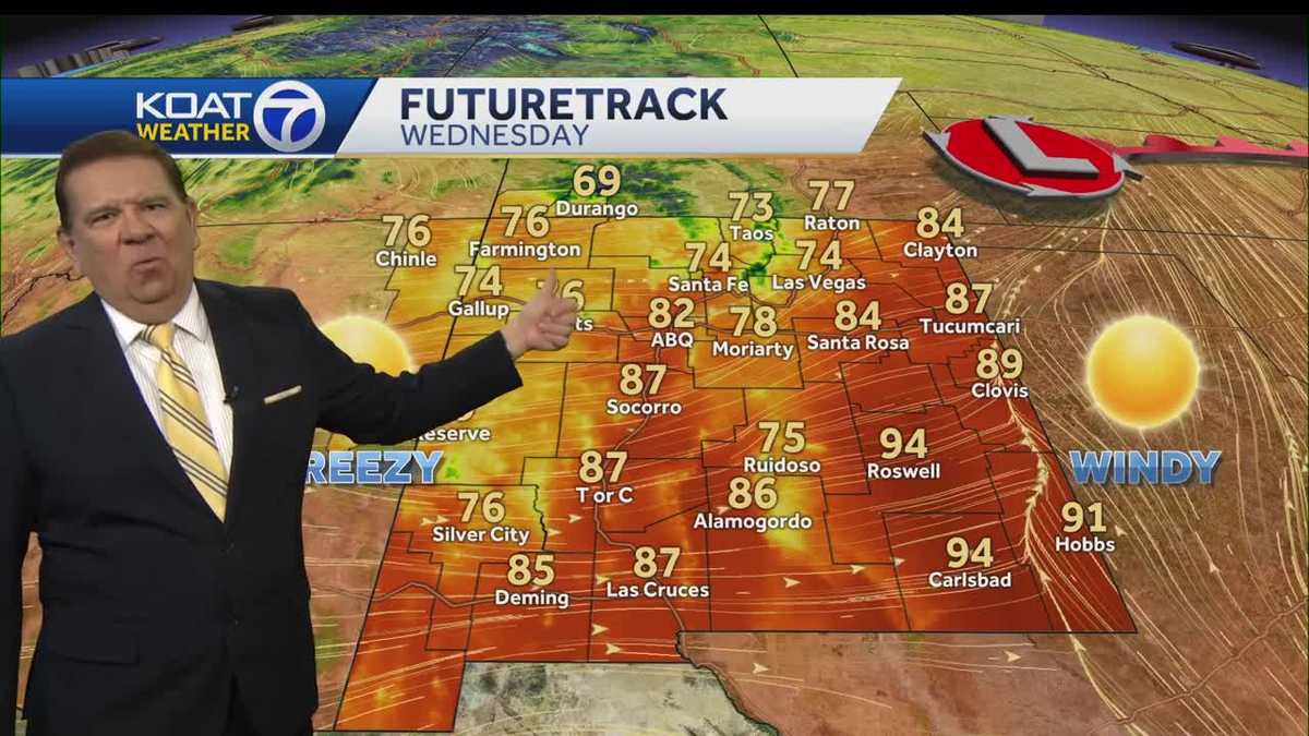 Warmer week ahead for New Mexico with some gusty wind