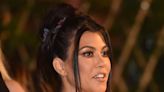 Kourtney Kardashian’s Lingerie-Inspired Wedding Dress Included Veil Tribute to Travis Barker & Lace Pumps