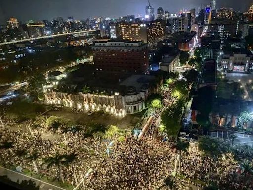 10萬人包圍立院一晚就散像「下班打卡」 陳學聖揭賴清德團隊真正目的