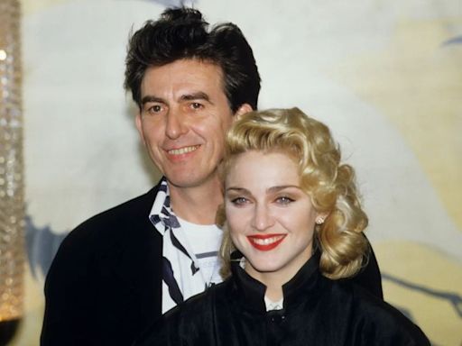 George Harrison y Madonna, la historia del fracasado proyecto que los unió (con golpes a los paparazzi incluido) - La Tercera