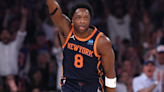 OG Anunoby injury: Knicks forward leaves Game 2 with hamstring issue as New York's injuries pile up