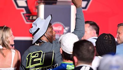 Ravens’ Lamar Jackson Spotted With NASCAR Champ Ryan Blaney in Charlotte