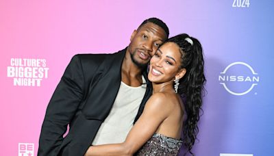 Captain Save-A-Kang? Rumor Alleges Meagan Good Coretta Covers Jonathan Majors' Bills & Child Support, Insiders...