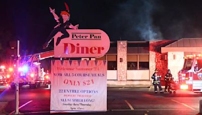 Peter Pan Diner in Bay Shore damaged by overnight fire