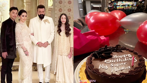 Sanjay Dutt pens sweet b'day note for wife Maanayata; latter drops glimpses from celebration - The Shillong Times