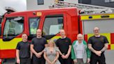 Didcot care home welcomes fire crew for breakfast