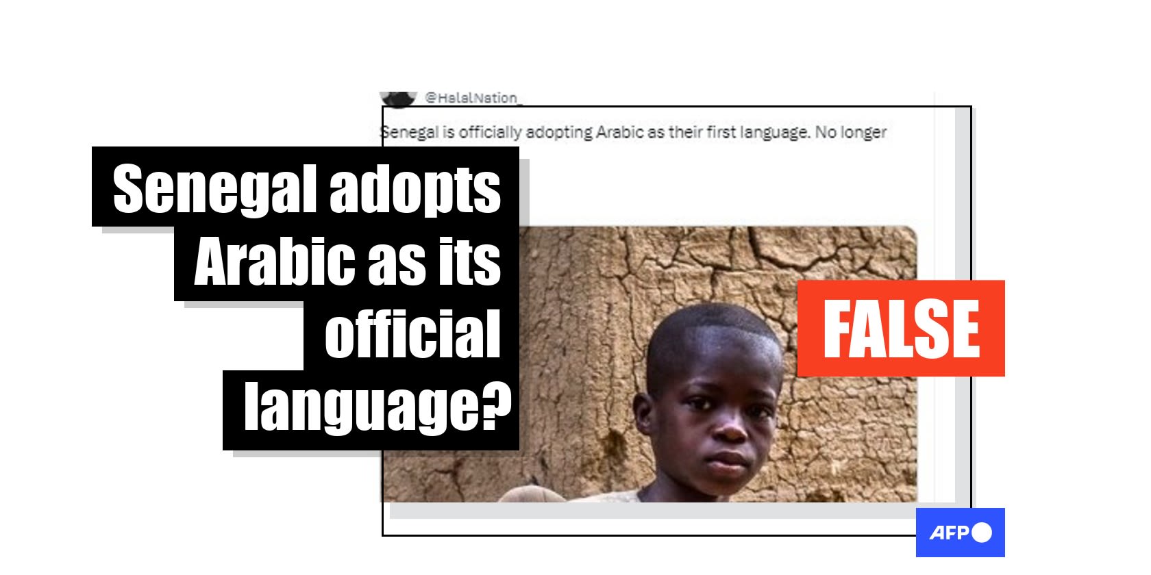 Posts falsely claim Senegal jettisons French for Arabic as its official language