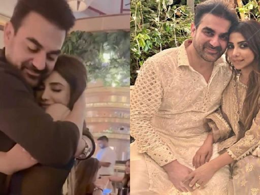 Arbaaz Khan's wife Sshura Khan gives a peek into her Sunday ft. husband working out at gym; latter drops priceless reaction