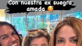 Shakira presume foto con su exsuegra, madre de Antonio de la Rúa