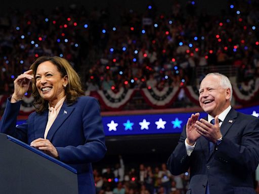 Elections 2024 live: Kamala Harris officially introduces Tim Walz as her running mate at Philadelphia rally