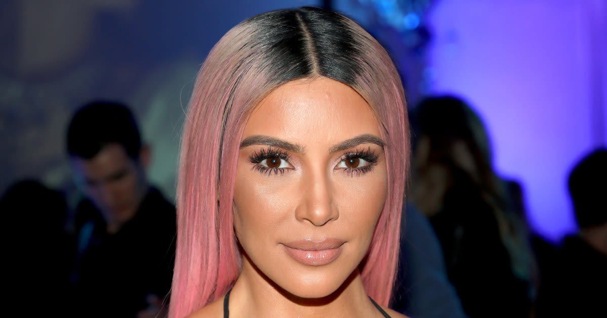 Kim Kardashian Debuts Pink Pixie Cut Days After Going Blonde