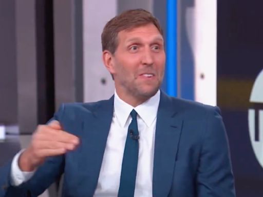 Dirk Nowitzki is All Over Social Media After Appearance on TNT's 'Inside the NBA'