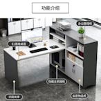 桃子家居職員工位桌雙人桌椅組合4/6人位工位轉角電腦桌簡約屏風隔斷卡座