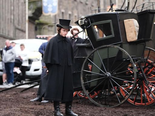 Set pictures show Edinburgh transformed for Guillermo Del Toro's Frankenstein