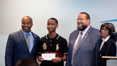 Black Caucus officials award scholarships to promising PBC students