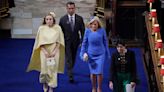 Jill Biden arrives to the coronation with her granddaughter