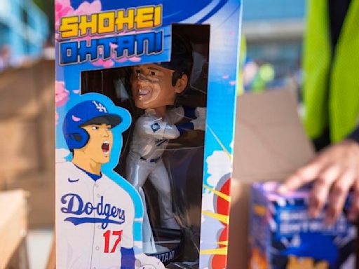 Dodgers’ first Shohei Ohtani bobblehead giveaway sparks fan frenzy, eBay bonanza
