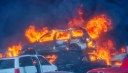 1,500 Cars Go Up in Flames in Massive Scrapyard Inferno