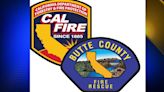 Fire crews responding to a garage fire in Oroville