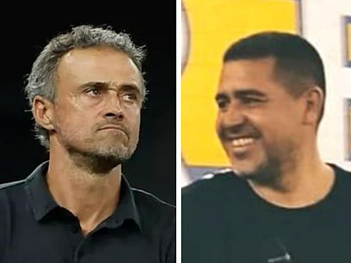 Luis Enrique y la frase que lo hermanó con Juan Román Riquelme