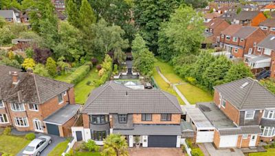 Look inside this stylish family home which boasts gym and sauna