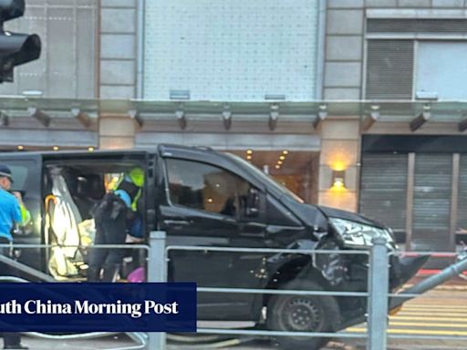 Van driver arrested after accident in Hong Kong leaves 8 people injured