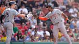 Tigers score four in 10th to earn series split against Red Sox