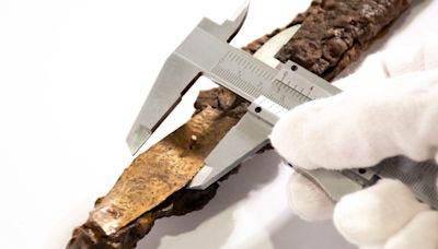 "Excalibur" sword found upright in ground revealed to be one-of-a-kind