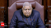 Opposition MPs Protest in Rajya Sabha as Congress MP Faints | India News - Times of India