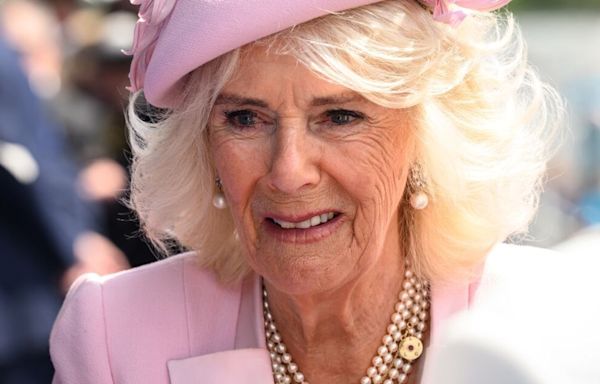 Camilla stuns in £50,000 pearl necklace with poignant hidden meaning
