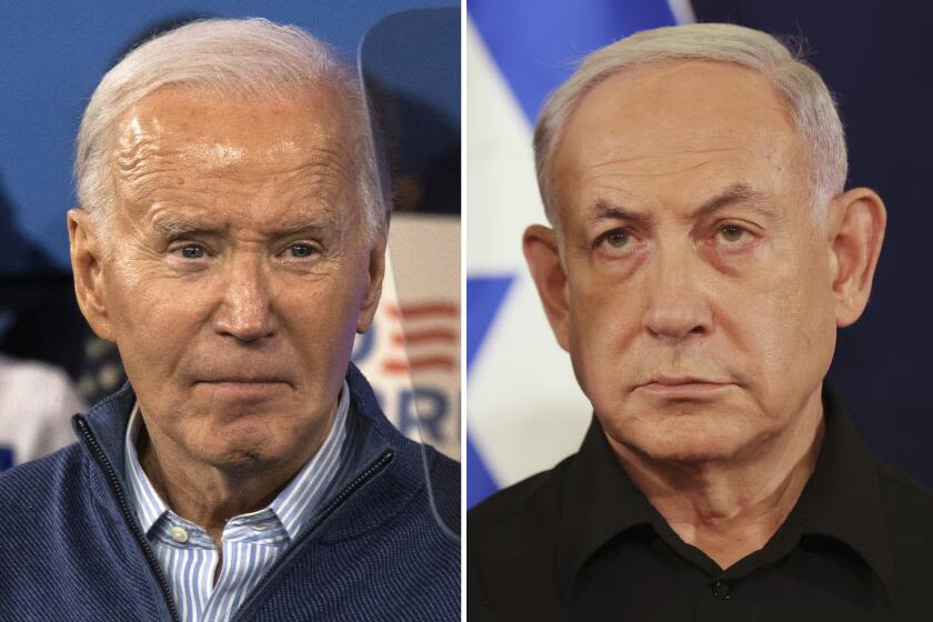 Letters to the Editor: What Biden needs to say now: 'Mr. Netanyahu, end this war'