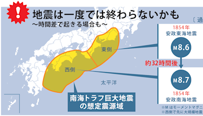 餘震突歸零！日本出現「深層低頻地震」 再發南海海槽警告