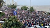 Thousands of fans flock Marine Drive to cheer for Rohit Sharma's T20 champions