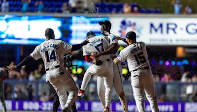 Soy el mejor. Estoy en mi casa y nadie me va a ganar. Los Marlins vencen de manera dramática a los Cardenales